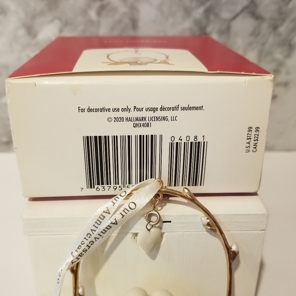 2020 HALLMARK KEEPSAKE STILL LOVEBIRDS ORNAMENT DECORATION OPEN BOX CUSTOMIZABLE - Picture 11 of 12